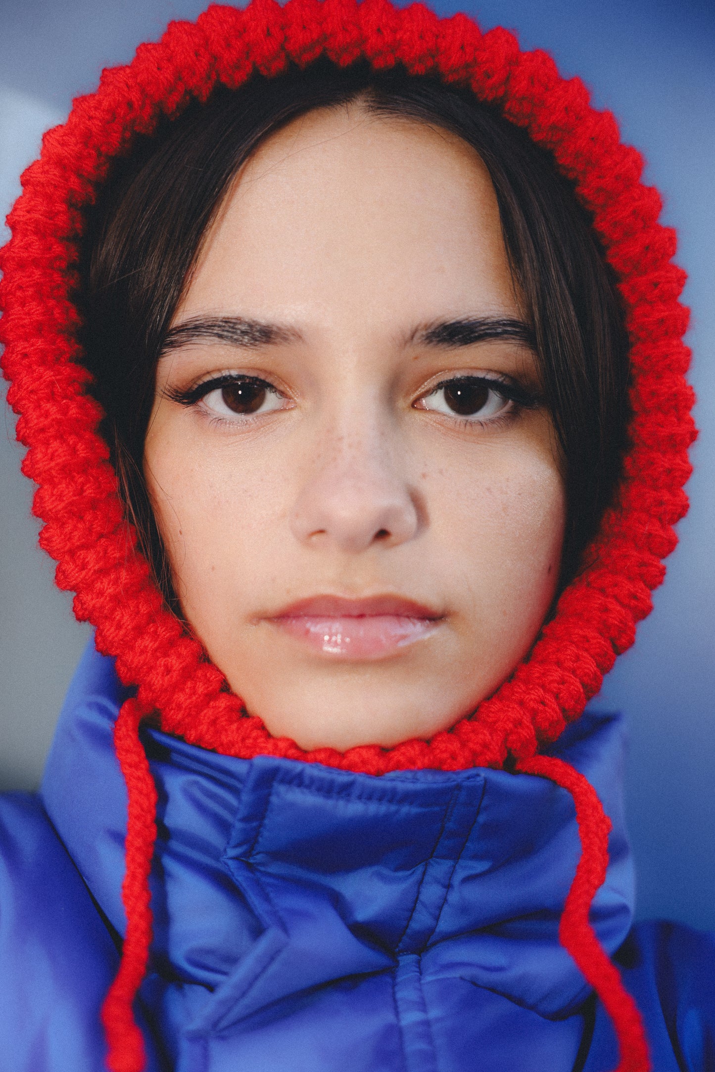 Balaclava hood RED