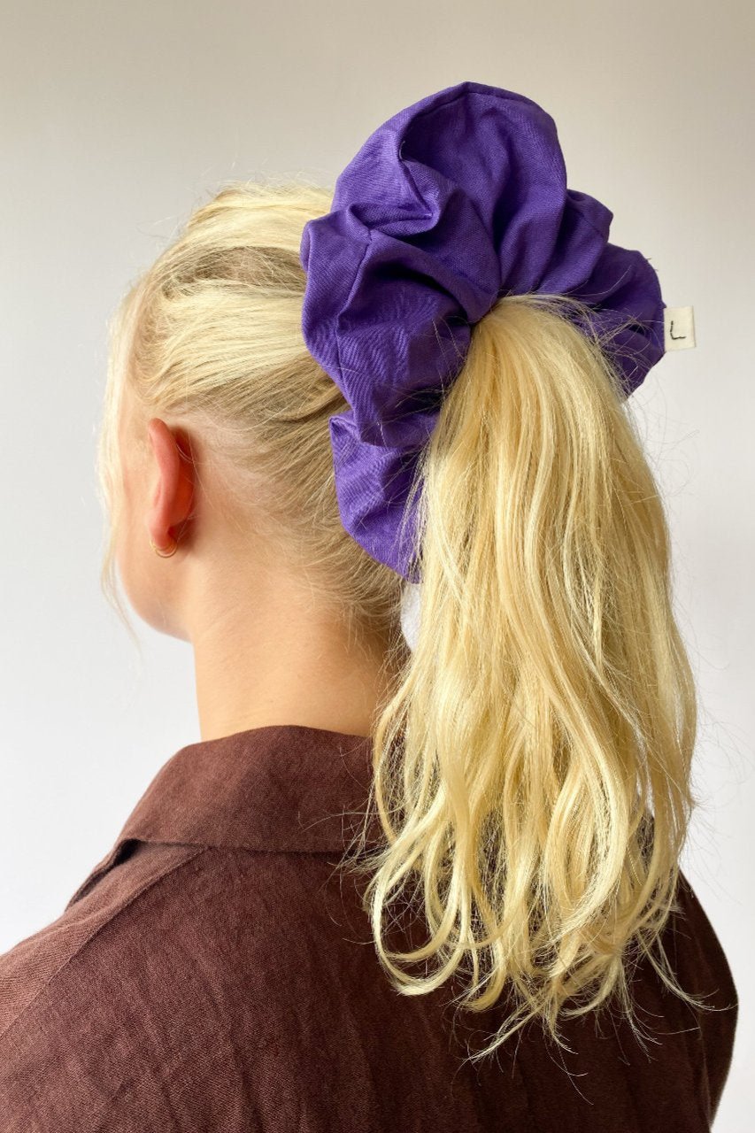 XL scrunchie - GRAPE