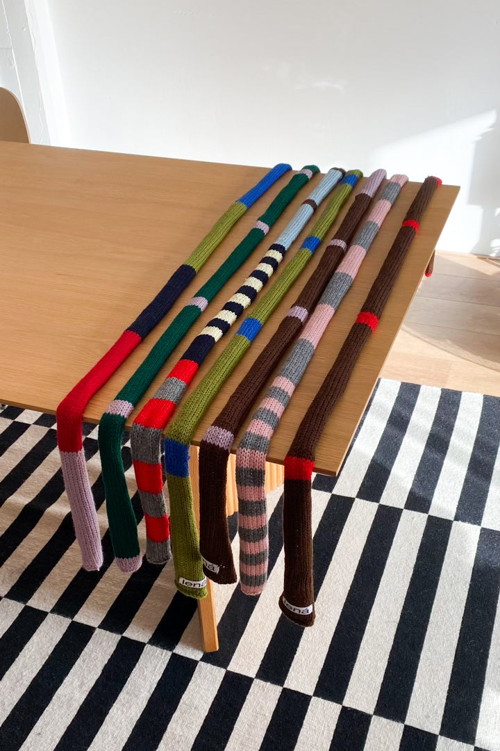 Skinny roll scarf MULTICOLOR