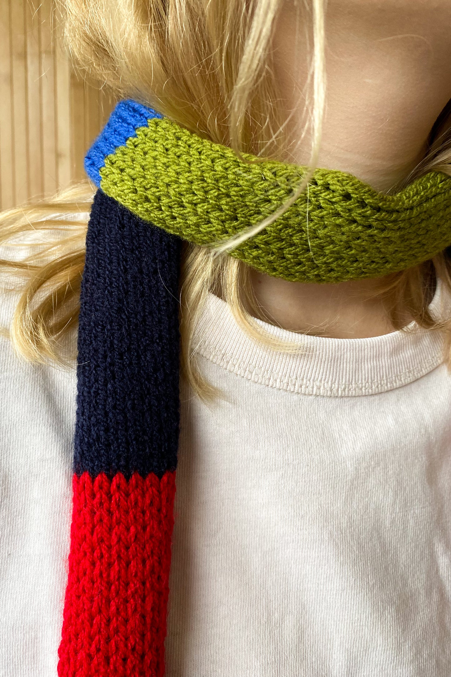 Skinny roll scarf MULTICOLOR