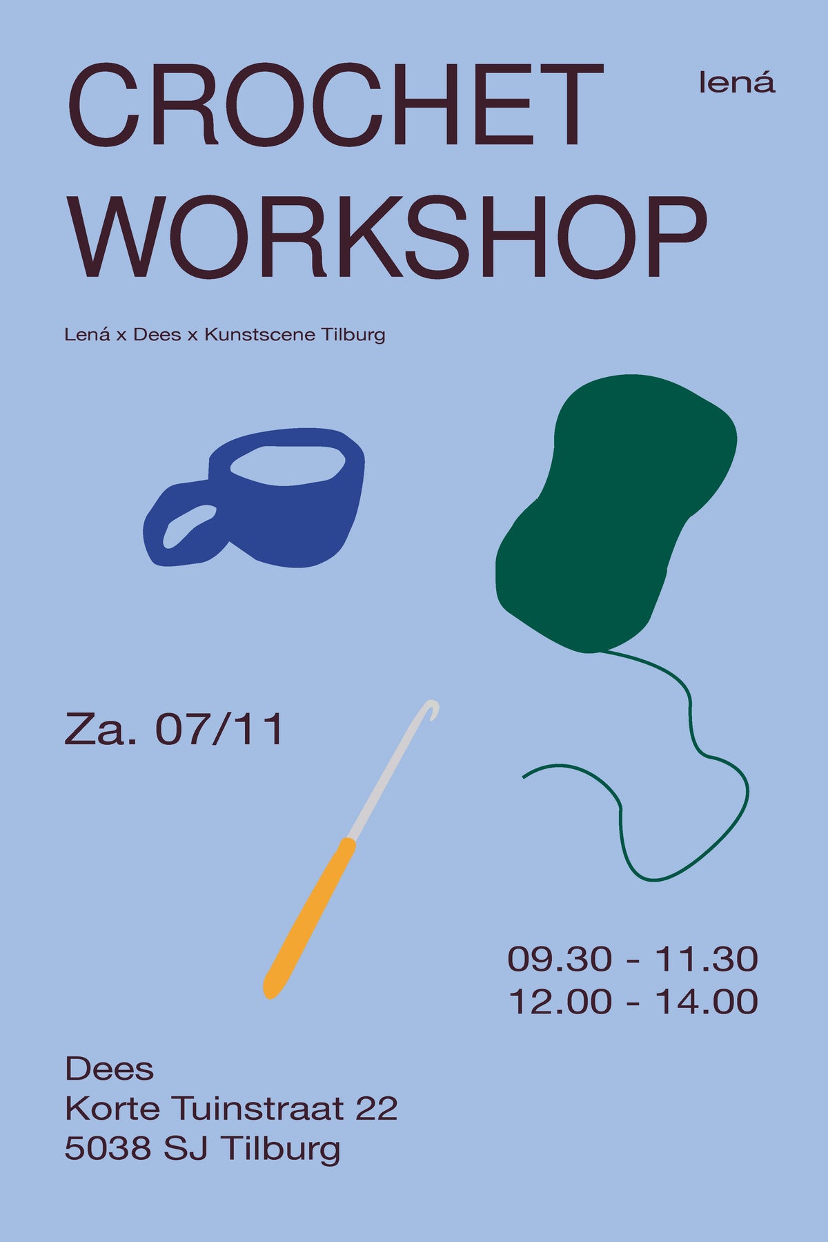 Crochet workshop @ Dees Tilburg