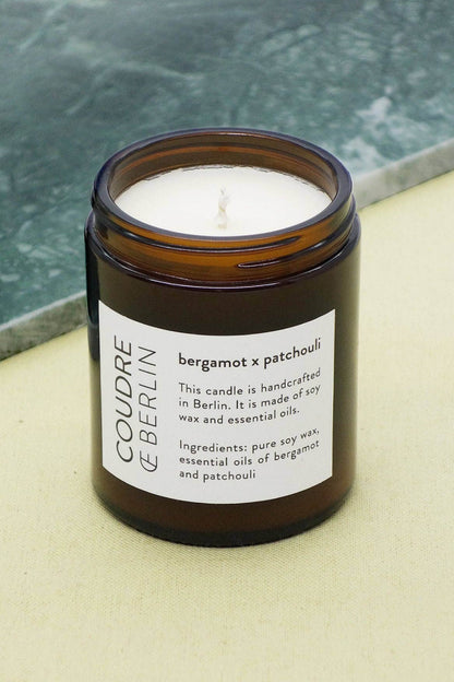 Bergamot x Patchouli scented candle COUDRE BERLIN