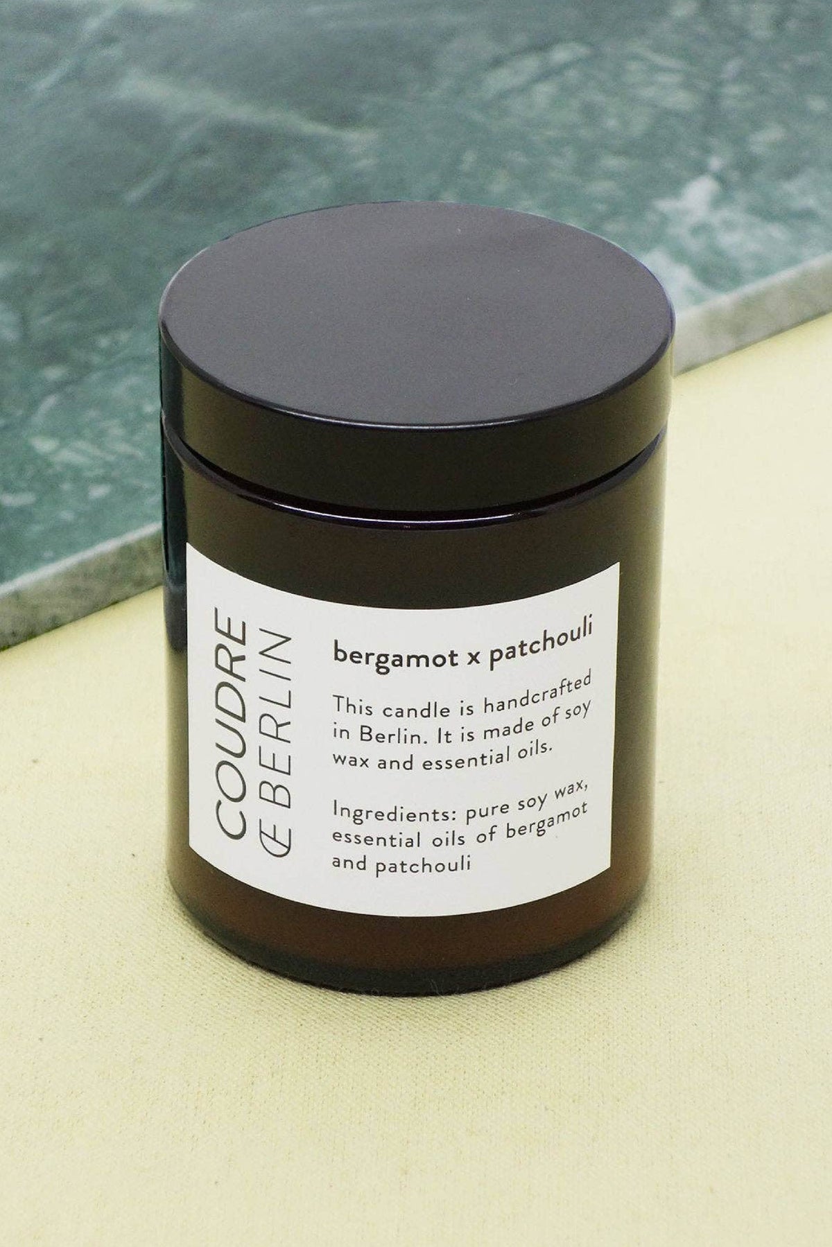Bergamot x Patchouli scented candle COUDRE BERLIN
