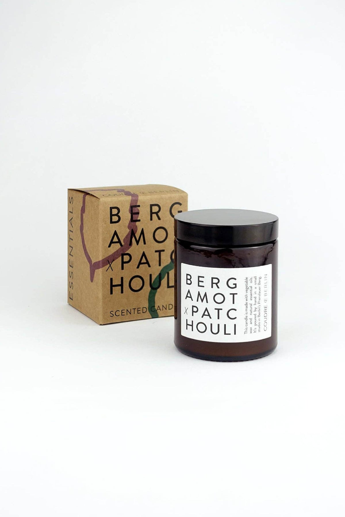 Bergamot x Patchouli scented candle COUDRE BERLIN