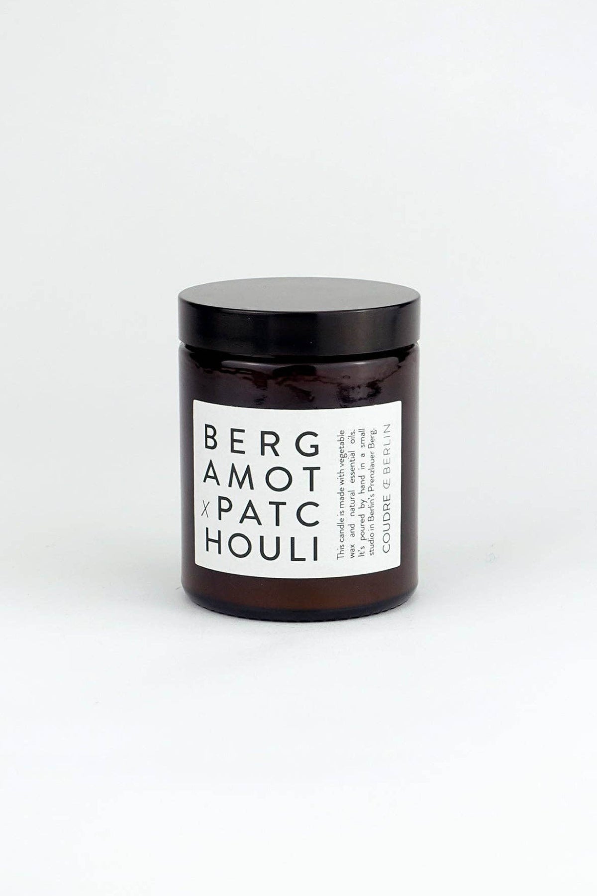 Bergamot x Patchouli scented candle COUDRE BERLIN