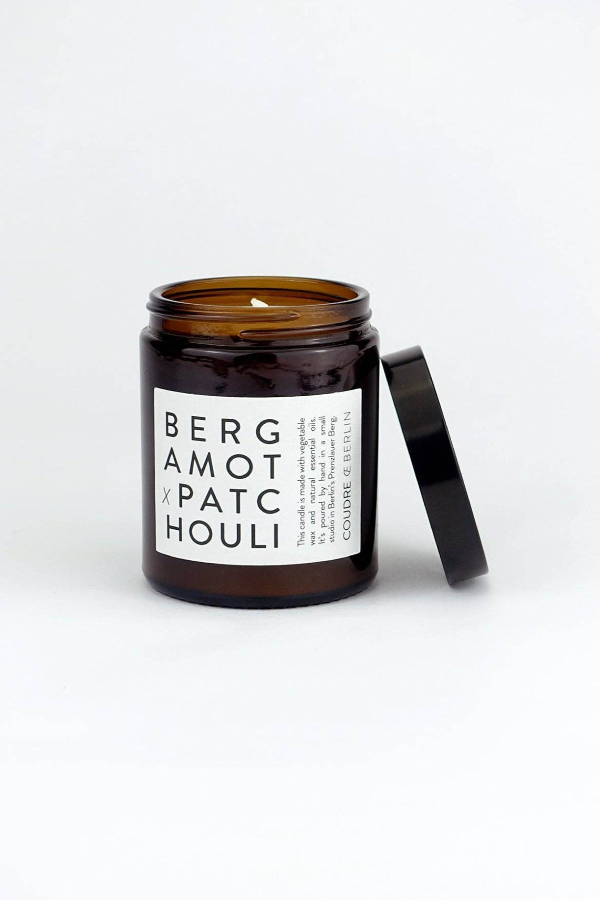 Bergamot x Patchouli scented candle COUDRE BERLIN