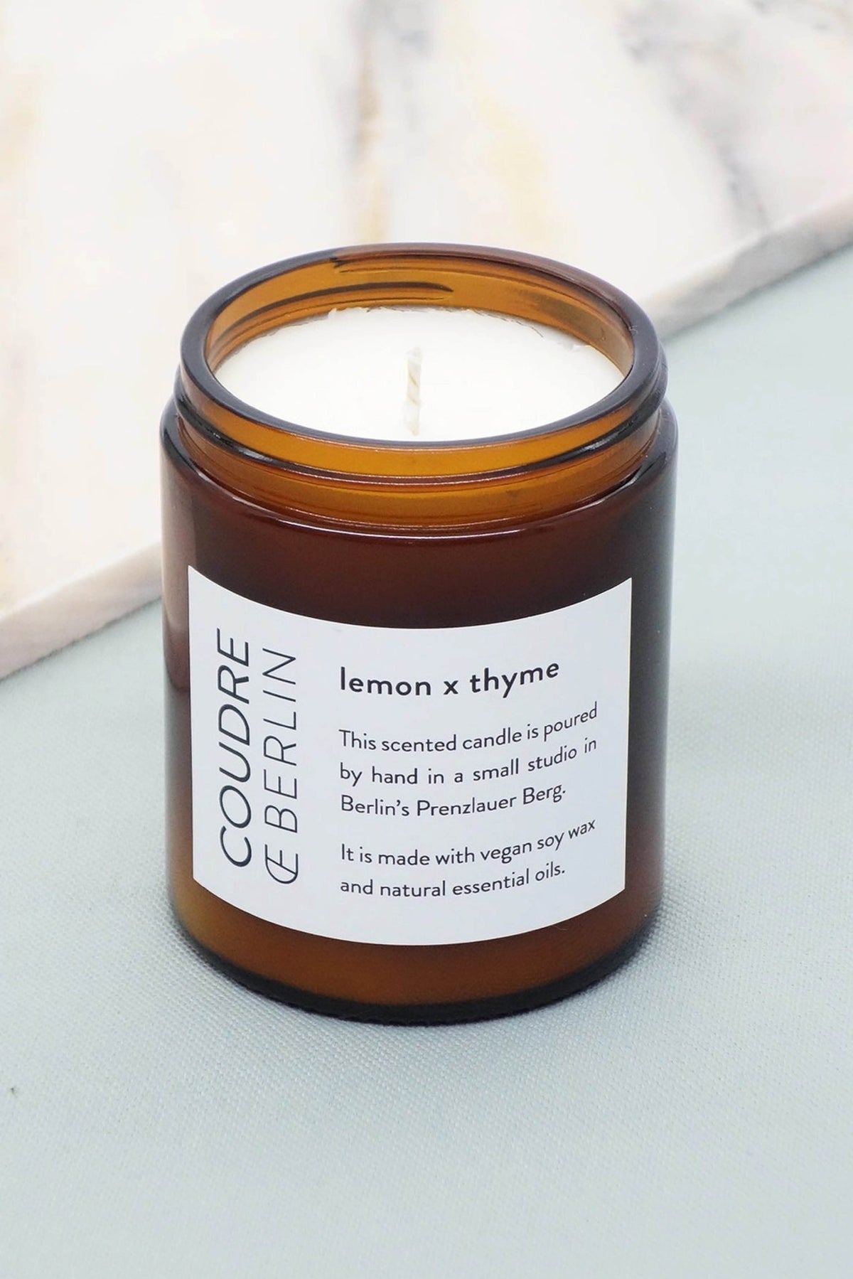 Lemongrass x Thyme scented candle COUDRE BERLIN