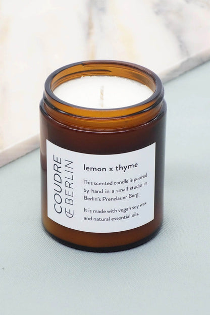 Lemongrass x Thyme scented candle COUDRE BERLIN
