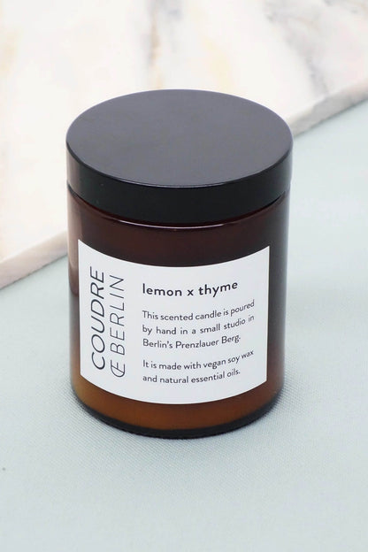 Lemongrass x Thyme scented candle COUDRE BERLIN