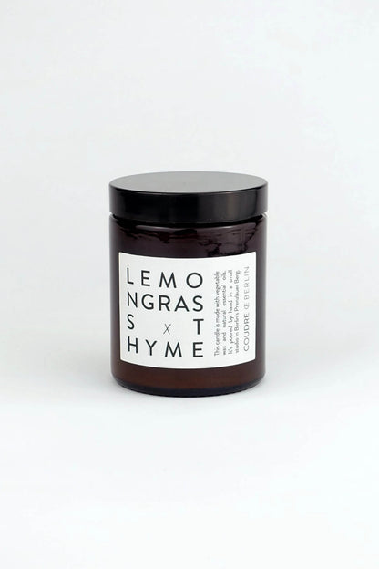 Lemongrass x Thyme scented candle COUDRE BERLIN