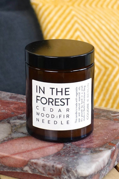 Cedar wood x Fir needle scented candle In The Forest COUDRE BERLIN