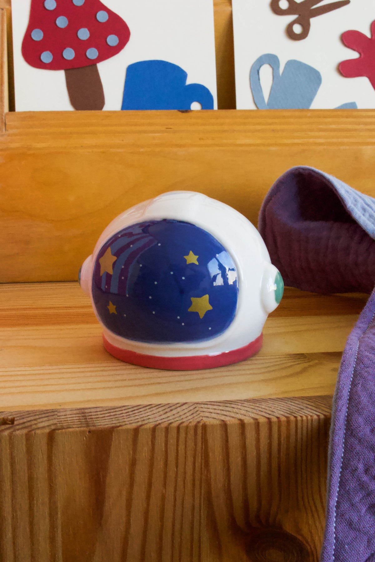 Space cadet piggy bank