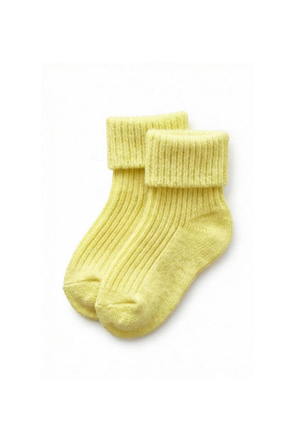 Wool baby socks Lemonade LILLE BARN