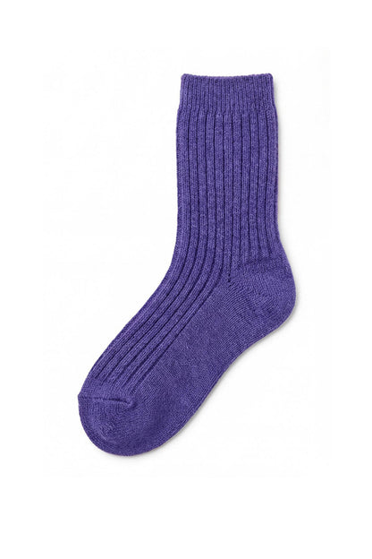 Wool baby socks Violet LILLE BARN