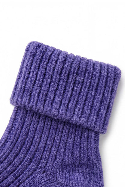 Wool baby socks Violet LILLE BARN