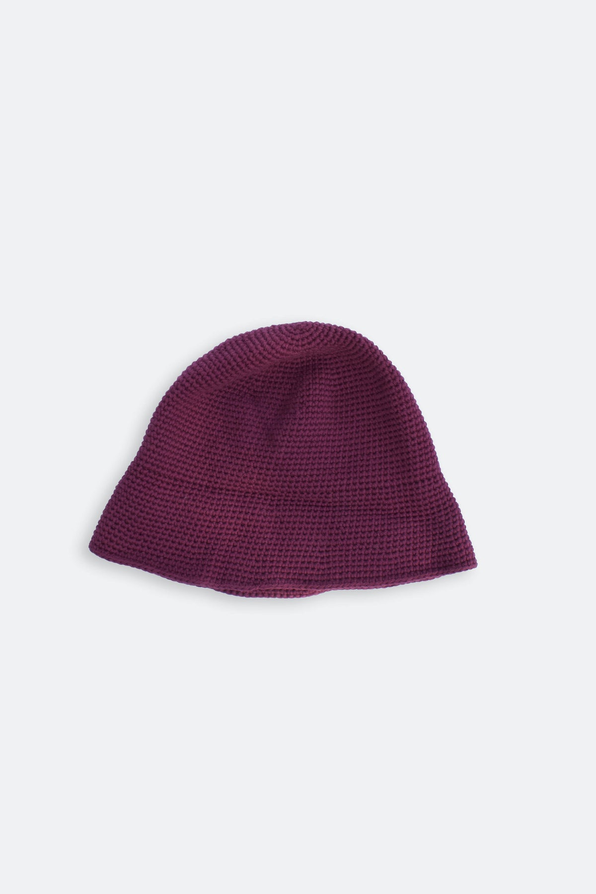 Handmade sailor hat crochet aubergine