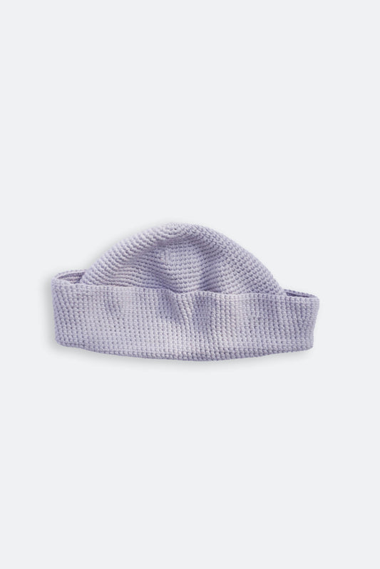 Handmade sailor hat crochet ice blue