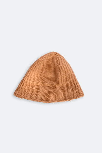 Handmade sailor hat crochet peach