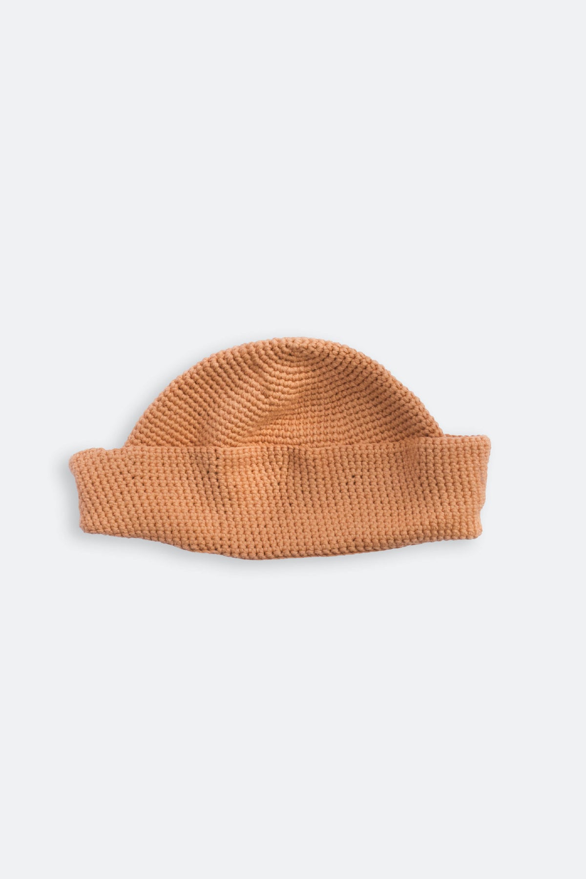 Handmade sailor hat crochet peach