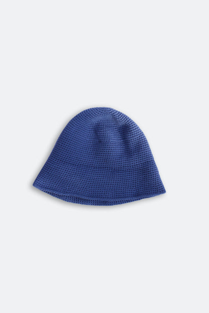Handmade sailor hat crochet blue