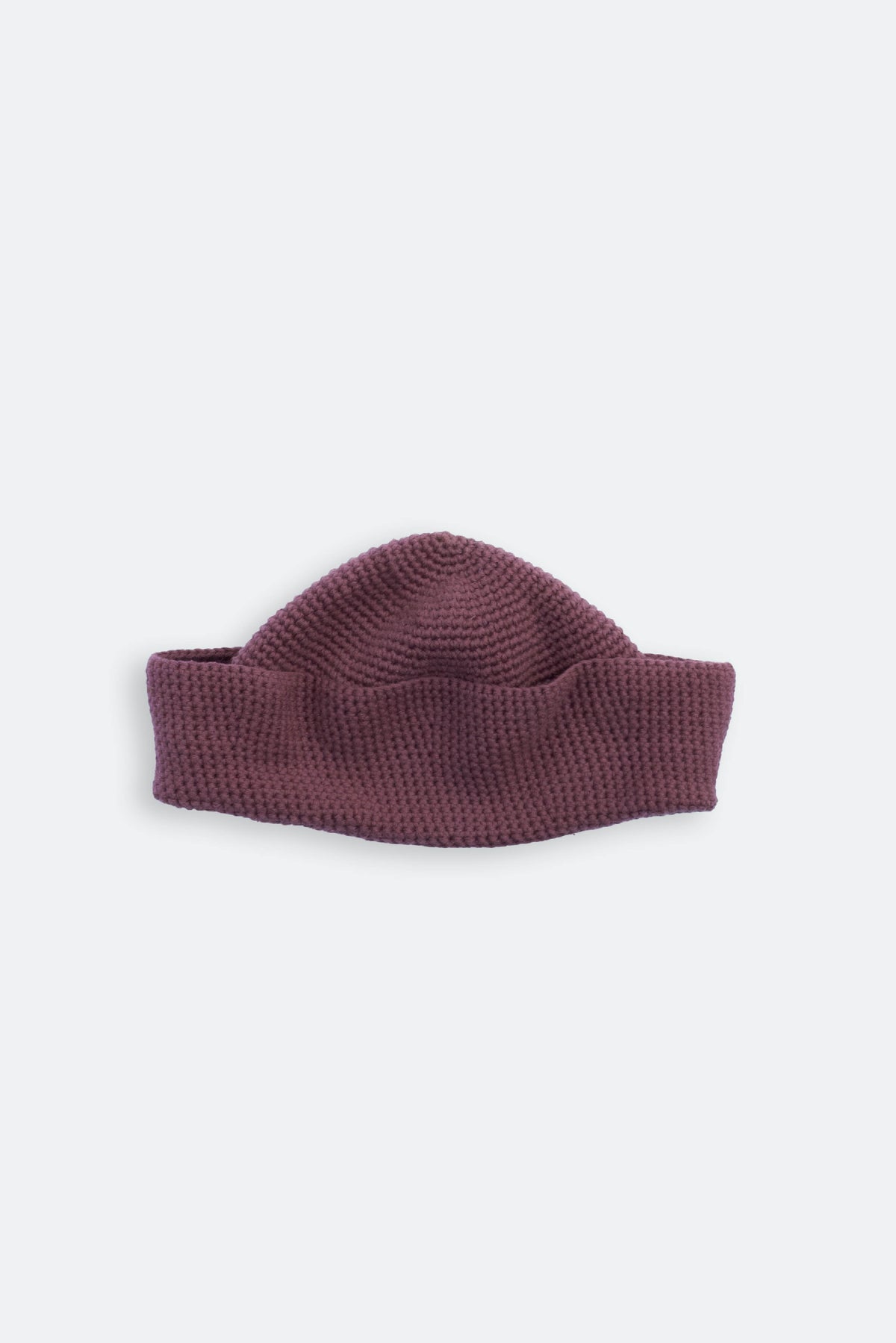 Handmade sailor hat crochet taupe