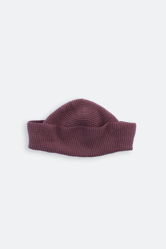 Handmade sailor hat crochet taupe