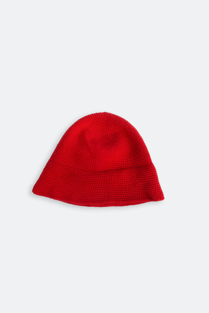 Handmade sailor hat crochet red
